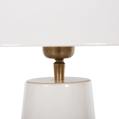 TABLE LAMP SMUSH HM4258.03 METAL IN WHITE-ROTATING CAP Φ32,5x69Hcm.