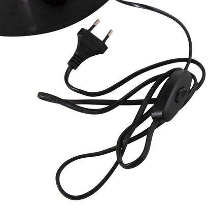 TABLE LAMP SMUSH HM4258.04 METAL IN BLACK-ROTATING CAP Φ32,5x69Hcm.