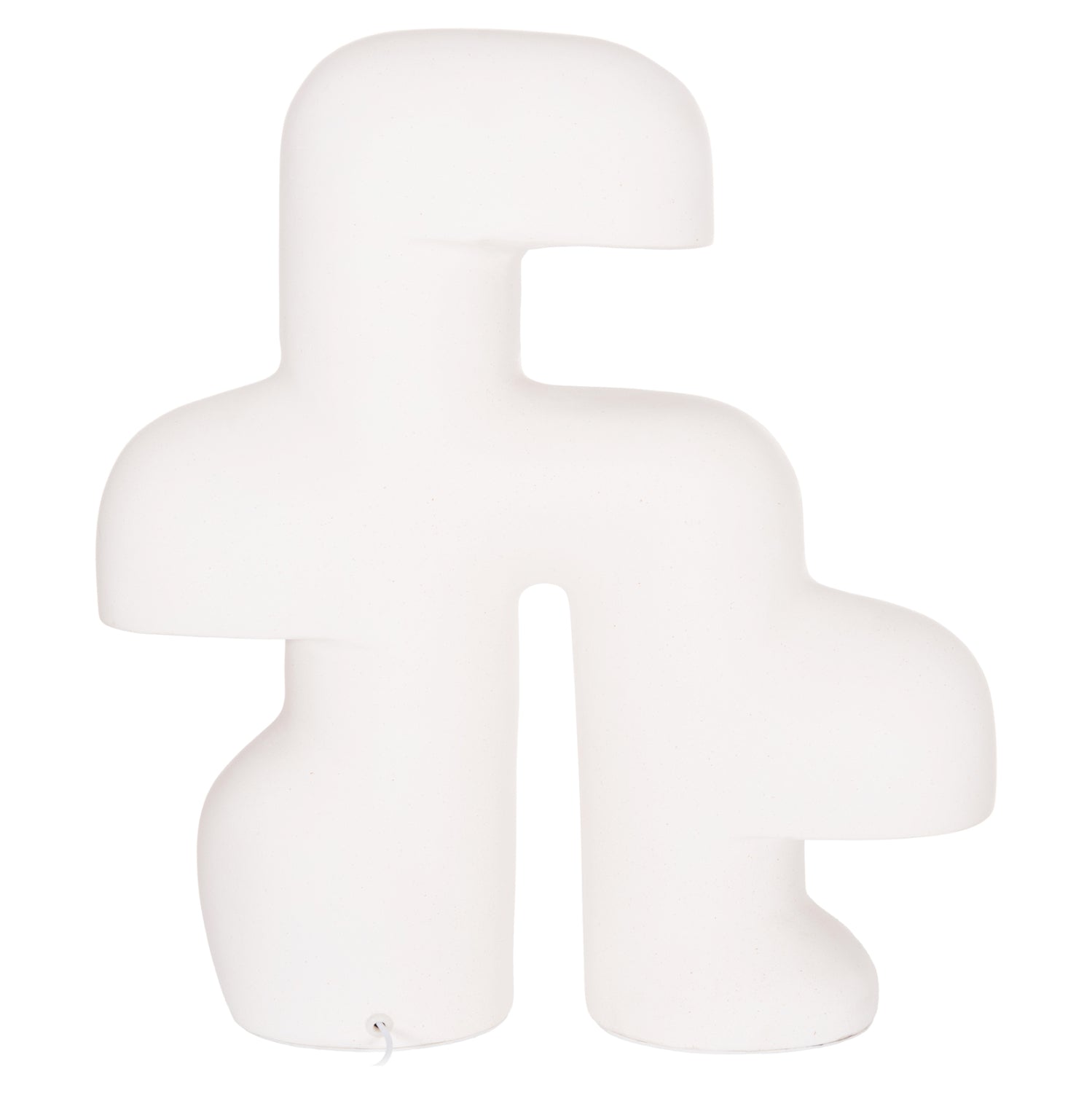 TABLE DECORATIVE LAMP ELBAR HM4698.02 FIBER CEMENT IN WHITE--[E14]--44x12x50Hcm.