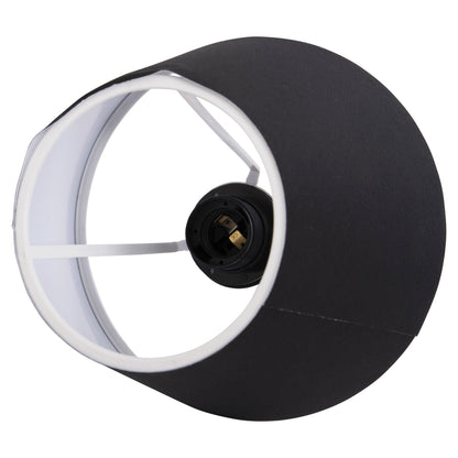TABLE LAMP LIVO HM4708.01 BLACK WITH TRIPOD METAL BASE Φ22x36Hcm.