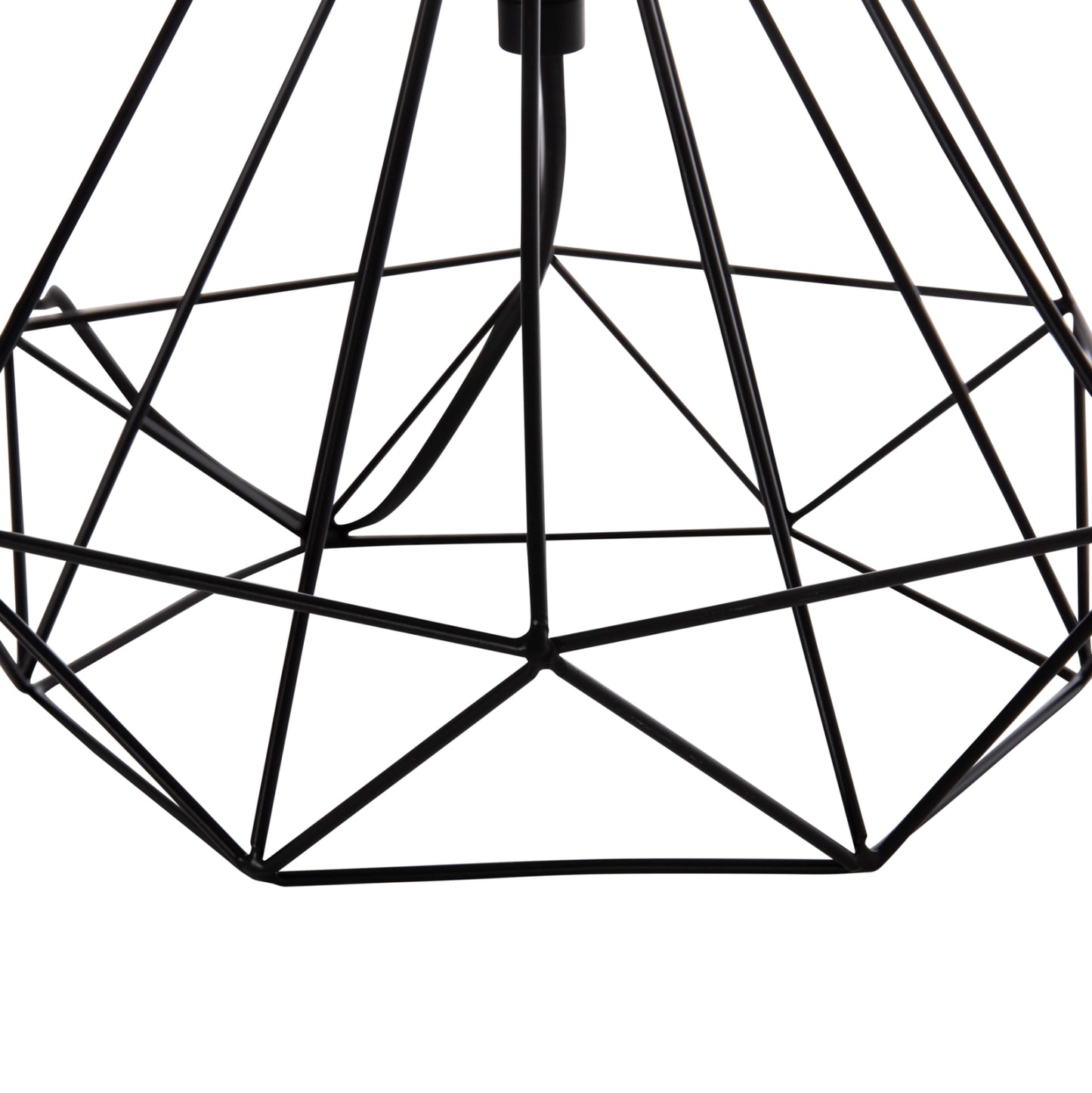 TABLE LAMP GEILO HM7416.11 METAL IN BLACK--BLACK PVC CAP Φ25x48.5Hcm.