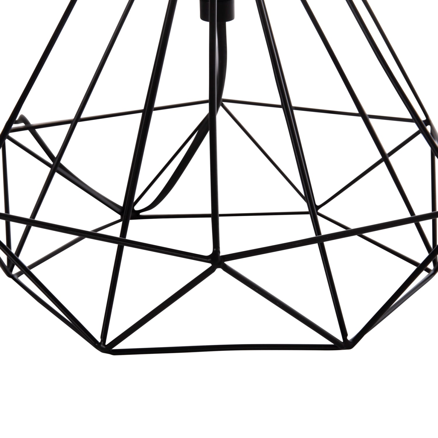 TABLE LAMP GEILO HM7416.11 METAL IN BLACK--BLACK PVC CAP Φ25x48.5Hcm.
