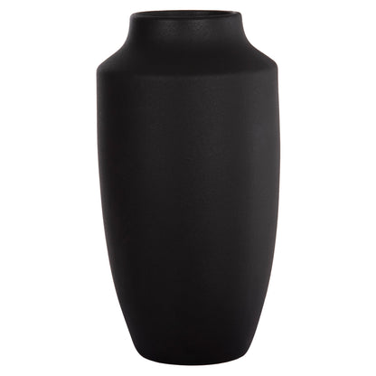 CERAMIC TABLE DECOR "GALAD" HM4588.02 BLACK MATTE Φ16x32Hcm.