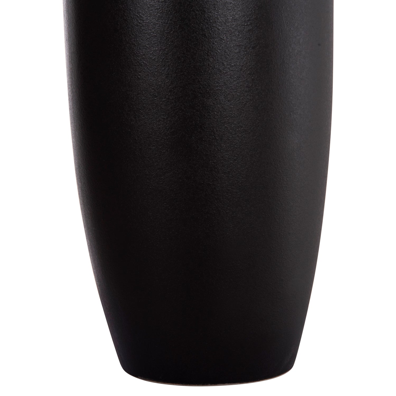 CERAMIC TABLE DECOR "GALAD" HM4587.02 BLACK MATTE Φ17,5x40Hcm.
