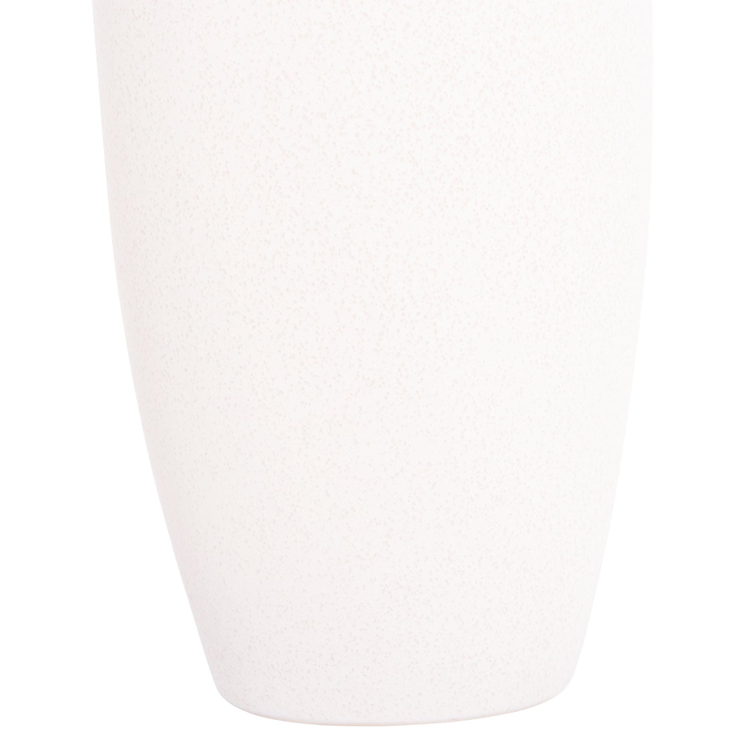 CERAMIC TABLE DECOR VASE "GALAD" HM4587.01 OFF WHITE WITH CRYSTALLISATION Φ17,5x40H cm.