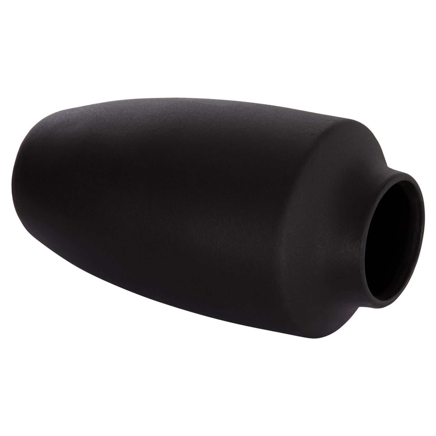 CERAMIC TABLE DECOR "GALAD" HM4588.02 BLACK MATTE Φ16x32Hcm.