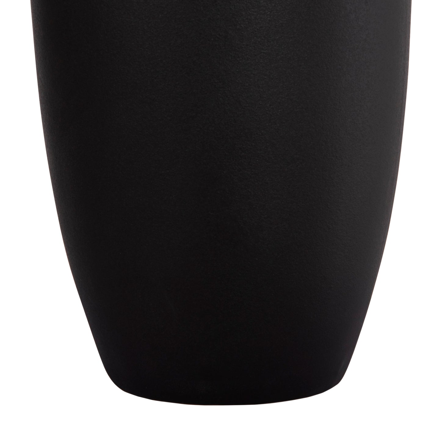 CERAMIC TABLE DECOR "GALAD" HM4588.02 BLACK MATTE Φ16x32Hcm.