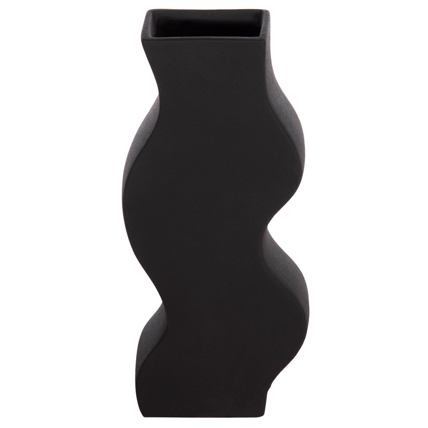 CERAMIC TABLE DECOR SERIES "SEBOR" HM4589.02 MATTE BLACK 14x6.5x30Hcm.