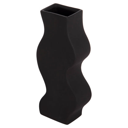CERAMIC TABLE DECOR SERIES "SEBOR" HM4589.02 MATTE BLACK 14x6.5x30Hcm.
