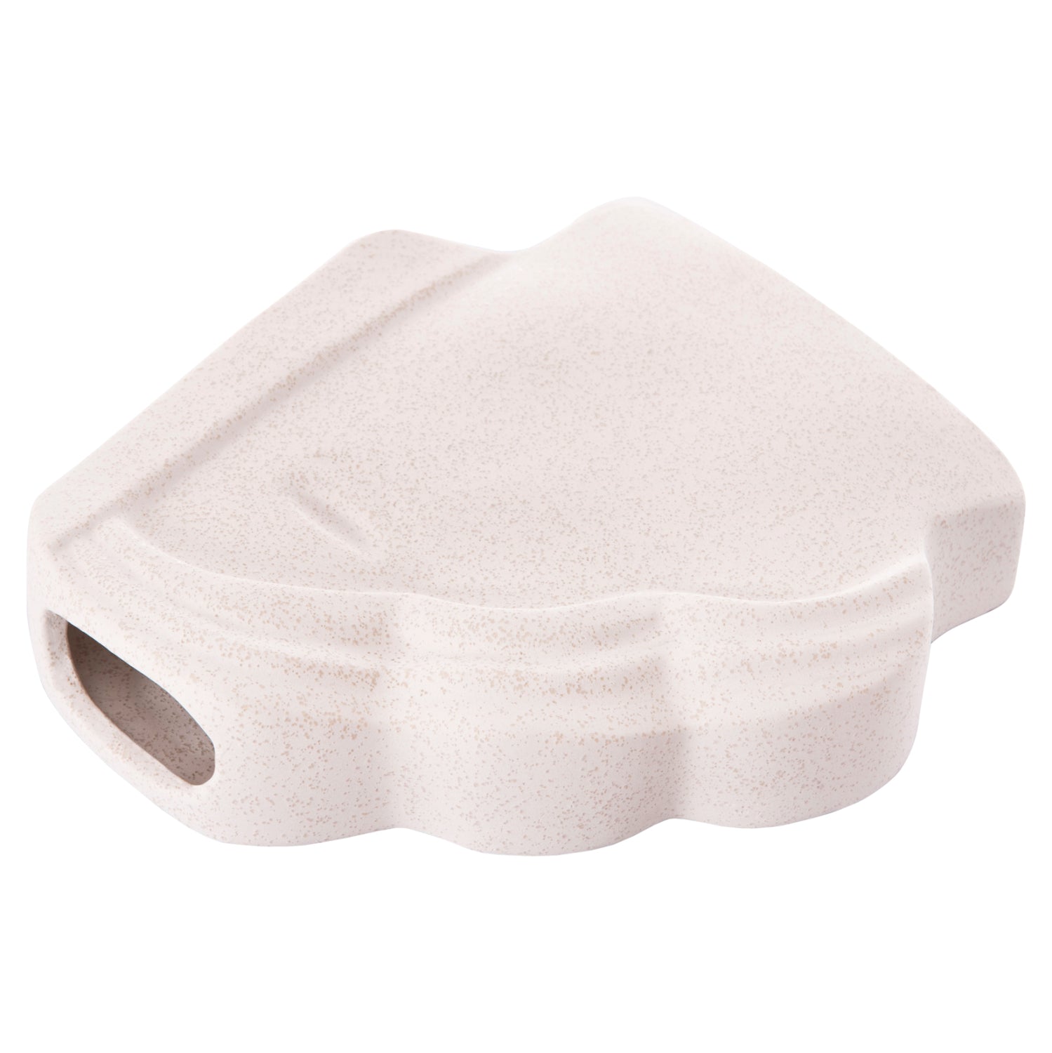 CERAMIC TABLE DECOR HUMANS HM4585 OFF WHITE WITH CRYSTALLISATION 22x5x24.5Hcm.