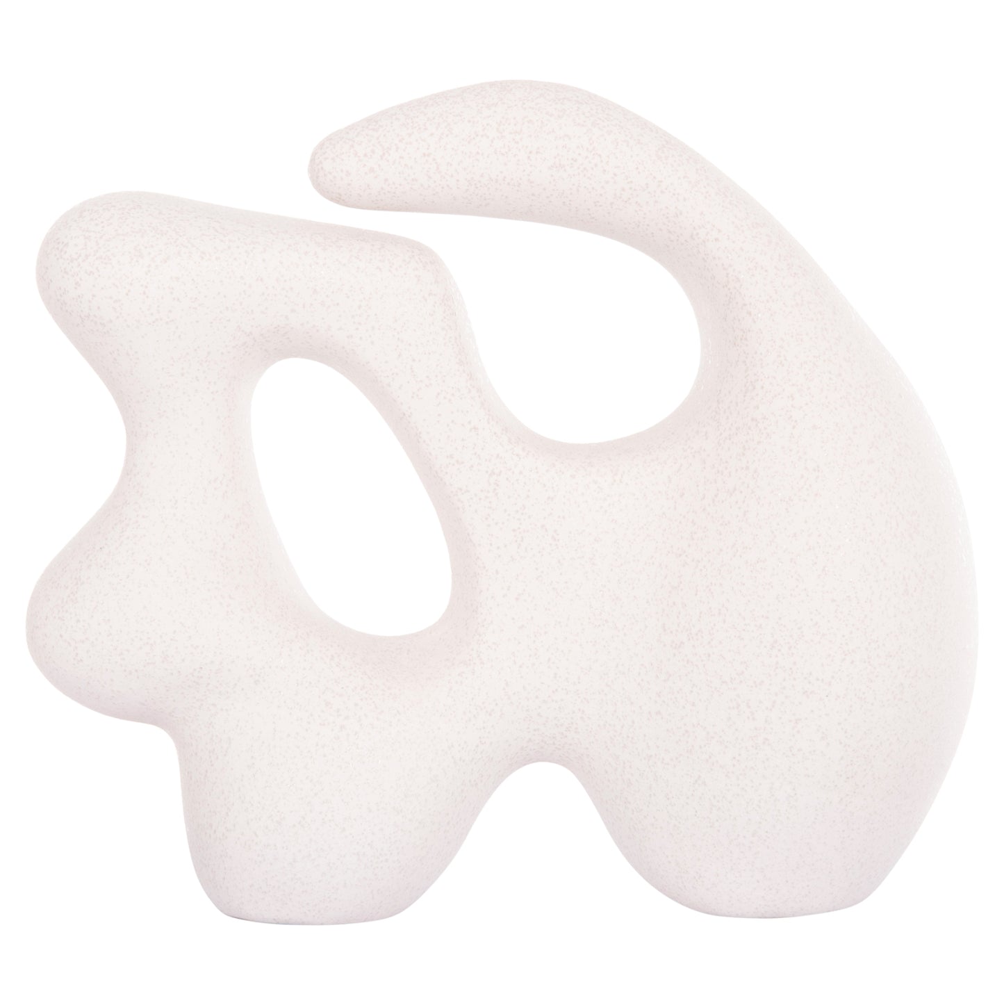 CERAMIC TABLE DECOR SERIES ISIL HM4596 OFF WHITE WITH CRYSTALLISATION 33.5x15.5x30Hcm.