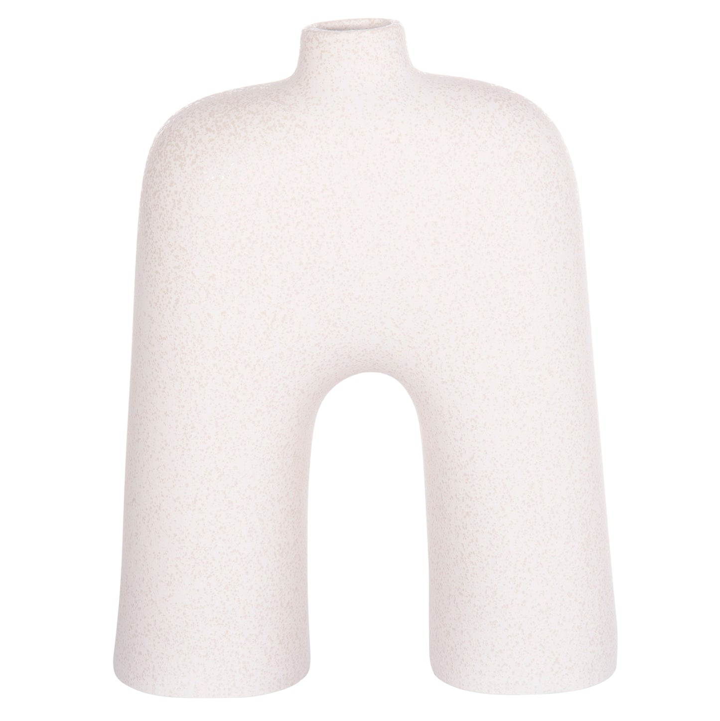 CERAMIC TABLE DECOR SERIES ISIL HM4599.01 OFF WHITE WITH CRYSTALLISATION 22x8x29Hcm.