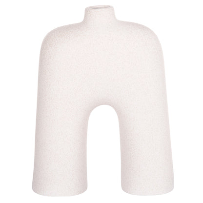 CERAMIC TABLE DECOR SERIES ISIL HM4599.01 OFF WHITE WITH CRYSTALLISATION 22x8x29Hcm.
