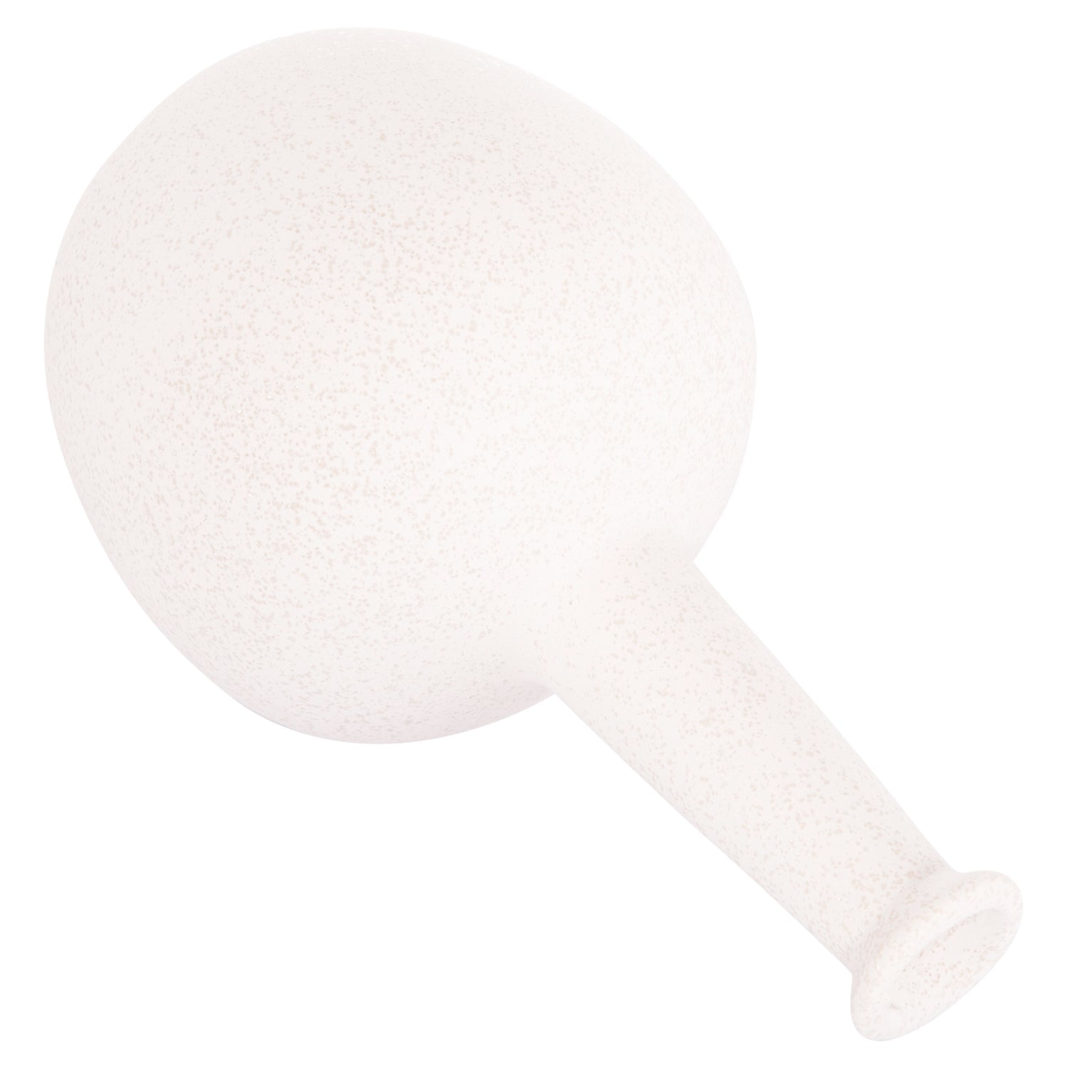 CERAMIC TABLE DECOR ELENDIL HM4593.01 OFF WHITE WITH CRYSTALLIZATION Φ15x25Hcm.