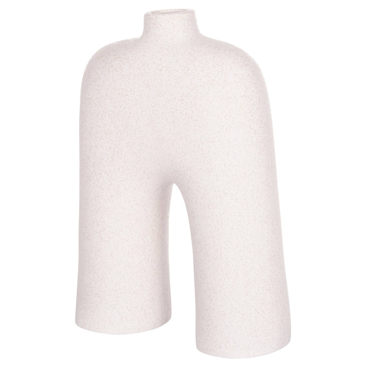 CERAMIC TABLE DECOR SERIES ISIL HM4599.01 OFF WHITE WITH CRYSTALLISATION 22x8x29Hcm.