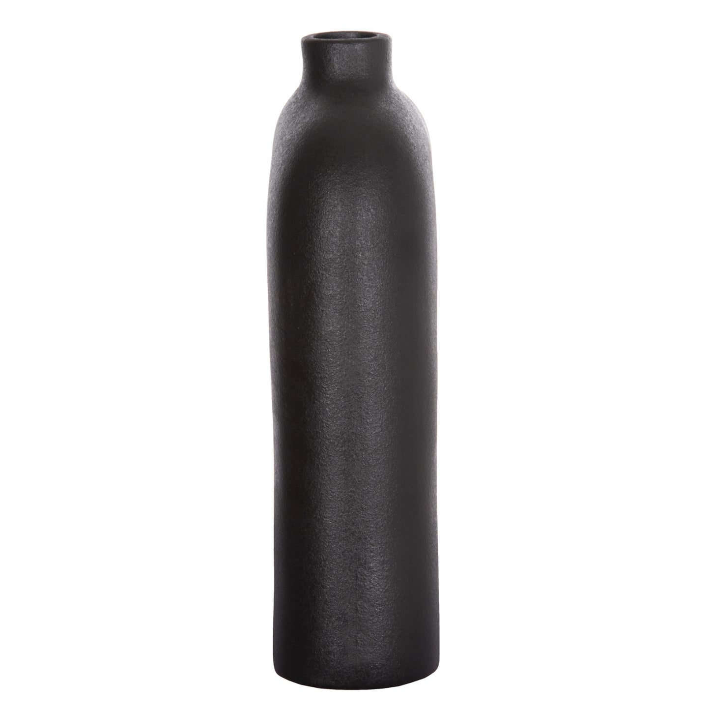 CERAMIC TABLE DECOR SERIES ISIL HM4599.02 BLACK MATTE 22x8x29Hcm.