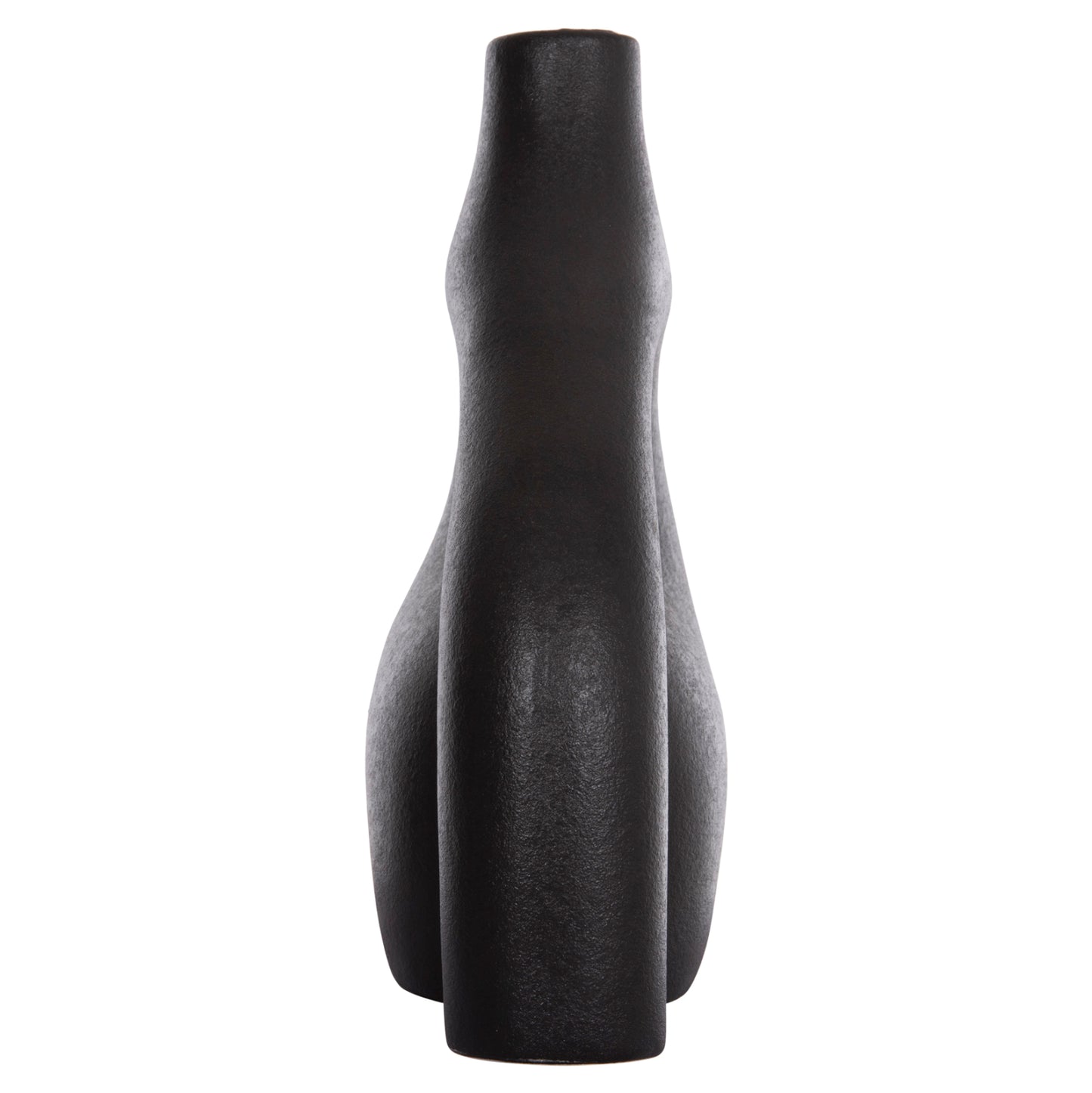 CERAMIC TABLE DECOR ISIL HM4597.02 BLACK MATTE 29.5x11x29Hcm.