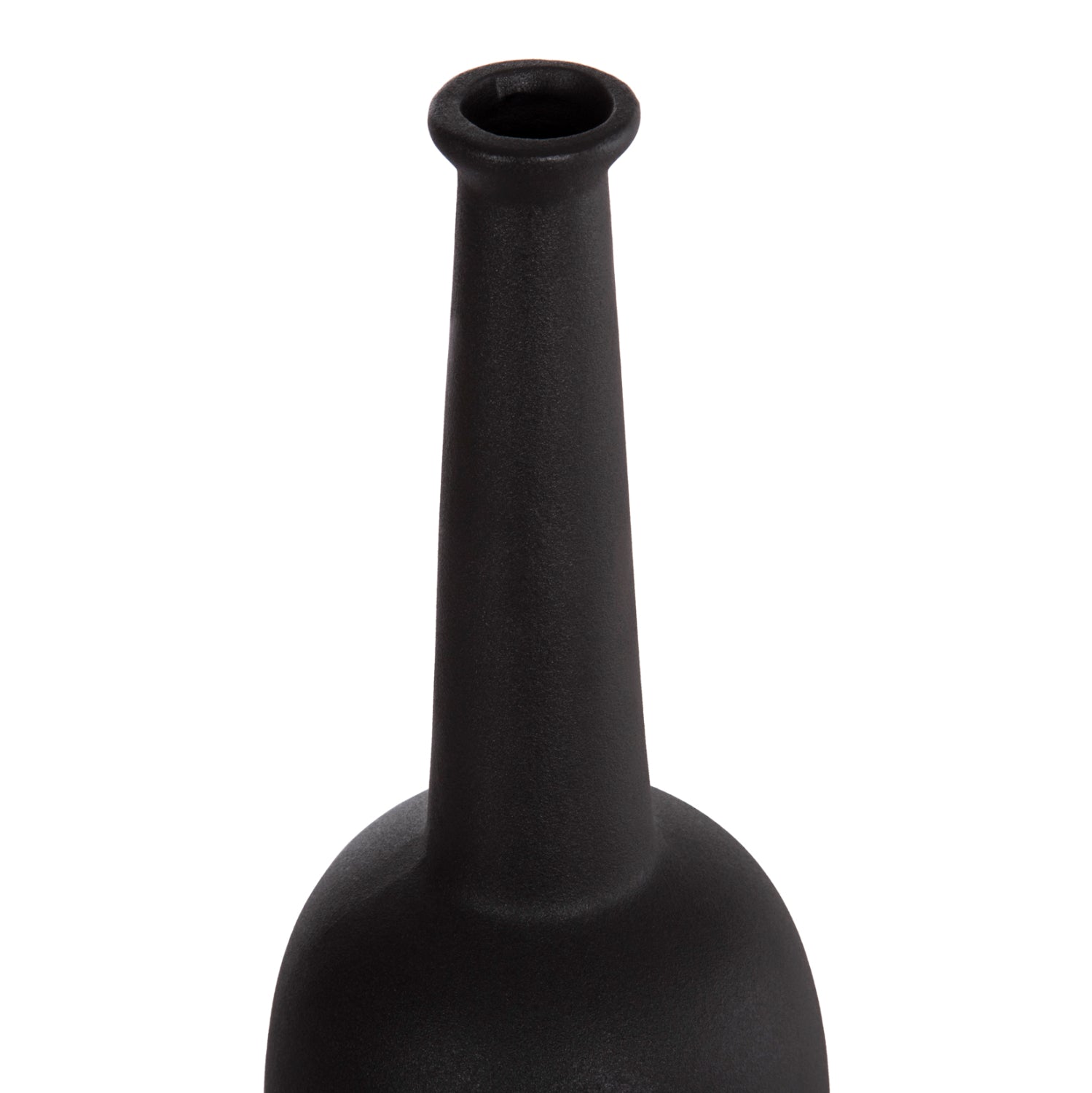 CERAMIC TABLE DECOR ELENDIL HM4591.02 MATTE BLACK Φ12x39.5Hcm.