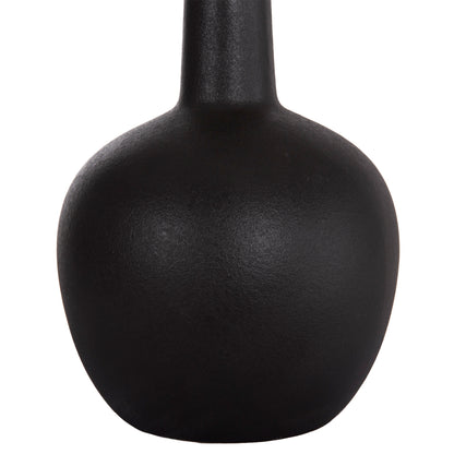 CERAMIC TABLE DECOR ELENDIL HM4593.02 BLACK MATTE Φ14,5x25Hcm.