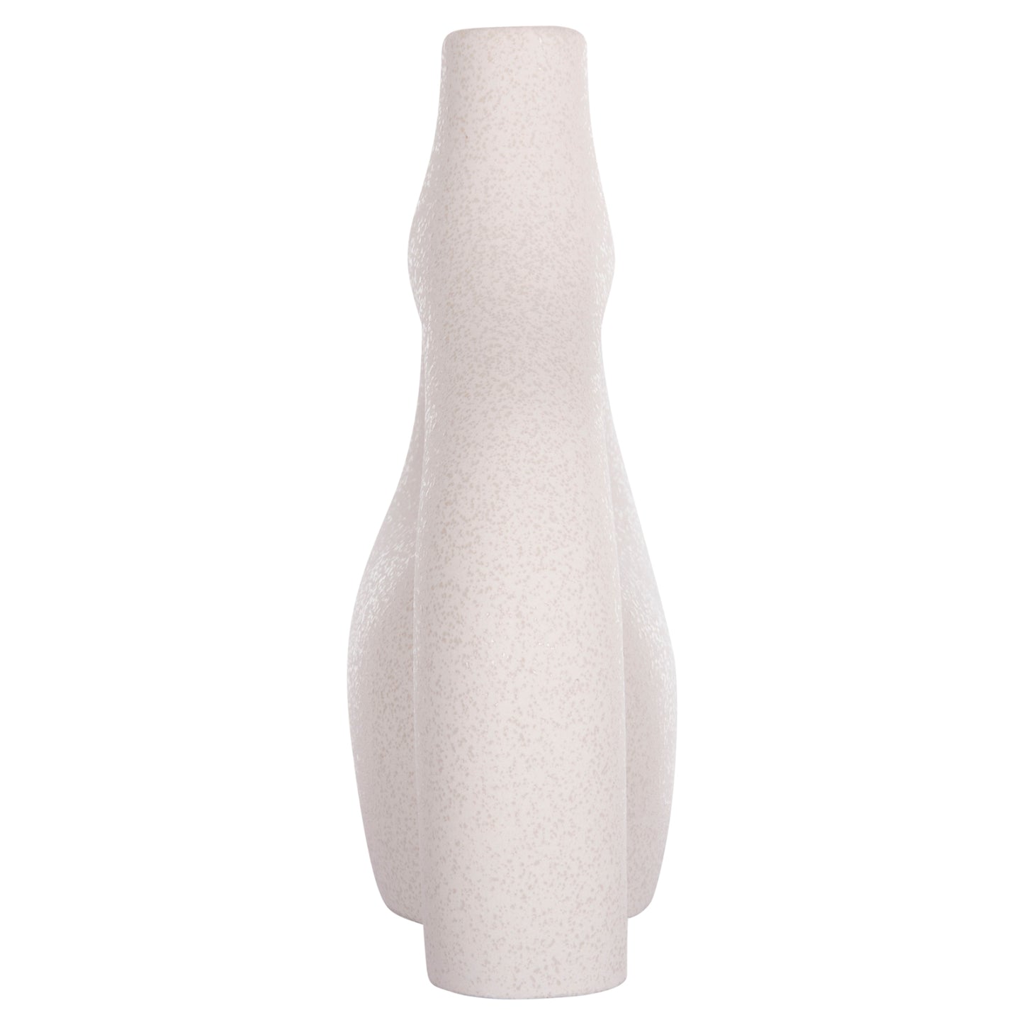 CERAMIC TABLE DECOR ISIL HM4597.01 OFF WHITE WITH CRYSTALLIZATION 29x11x29Hcm.