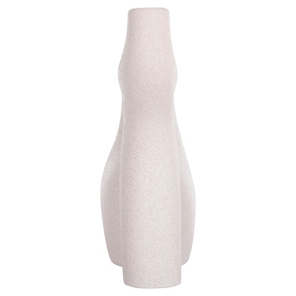 CERAMIC TABLE DECOR ISIL HM4597.01 OFF WHITE WITH CRYSTALLIZATION 29x11x29Hcm.