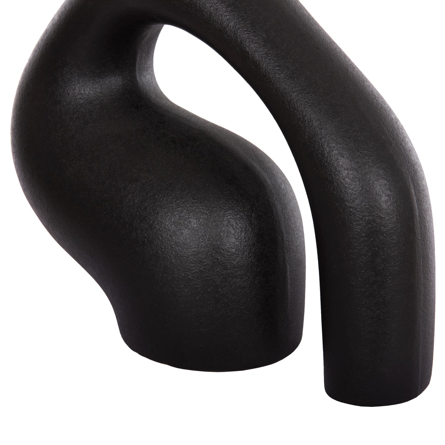 CERAMIC TABLE DECOR ISIL HM4597.02 BLACK MATTE 29.5x11x29Hcm.