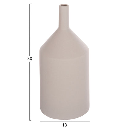 CERAMIC TABLE DECOR GALAD HM4608.03 GREY MATTE Φ13,5x30,5Hcm.