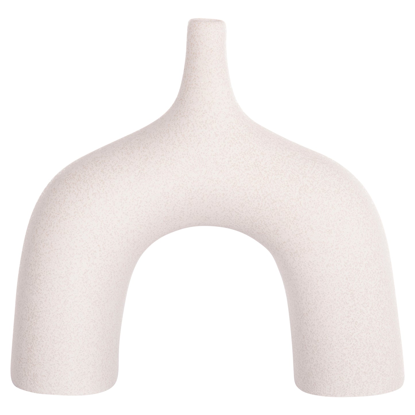 CERAMIC TABLE DECOR SERIES ISIL HM4601.01 OFF WHITE WITH CRYSTALLISATION 35x10x32.5Hcm.