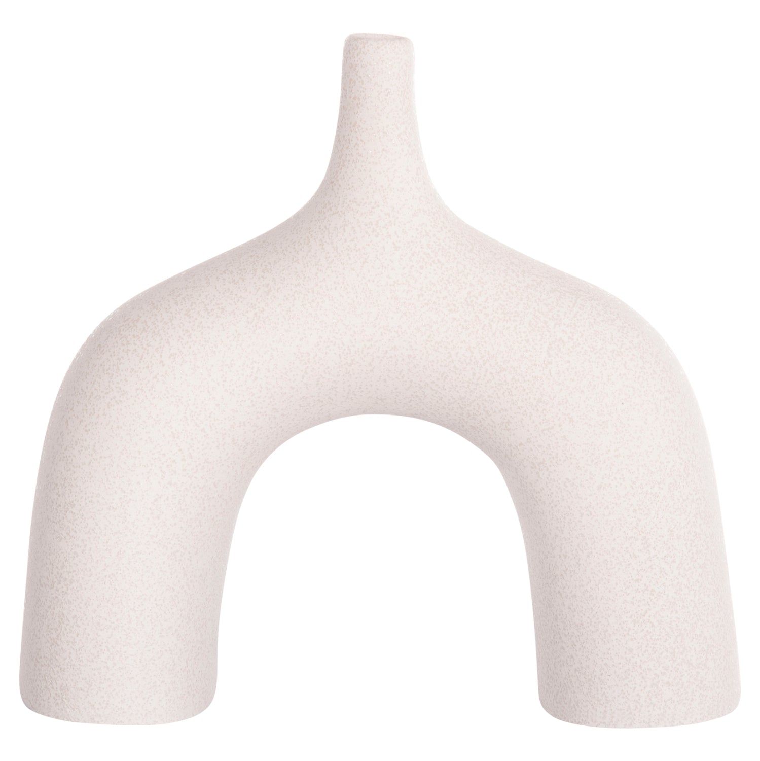CERAMIC TABLE DECOR SERIES ISIL HM4601.01 OFF WHITE WITH CRYSTALLISATION 35x10x32.5Hcm.