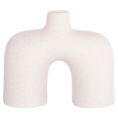CERAMIC TABLE DECOR ISIL HM4600.01 OFF WHITE WITH CRYSTALLISATION 27x9.5x22.5Hcm.