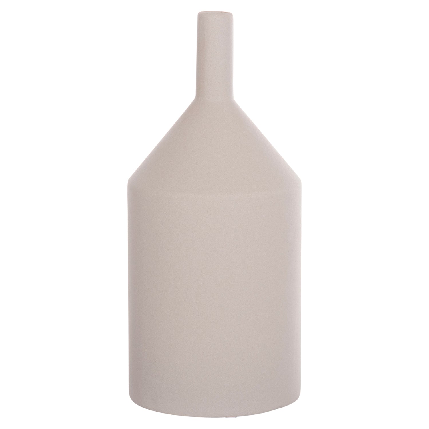 CERAMIC TABLE DECOR GALAD HM4608.03 GREY MATTE Φ13,5x30,5Hcm.