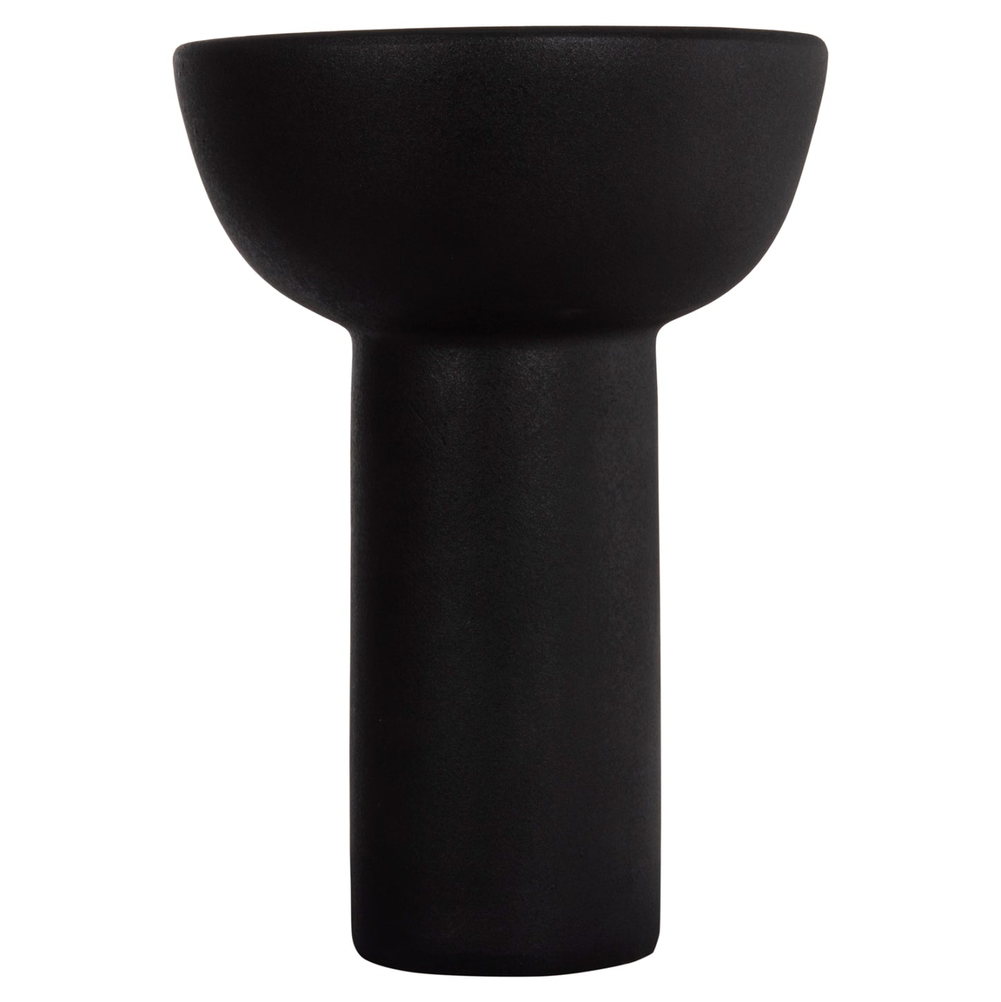 CERAMIC TABLE DECOR ELENDIL HM4602.02 MATTE BLACK Φ23x32H cm.