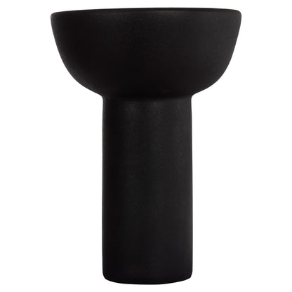 CERAMIC TABLE DECOR ELENDIL HM4602.02 MATTE BLACK Φ23x32H cm.