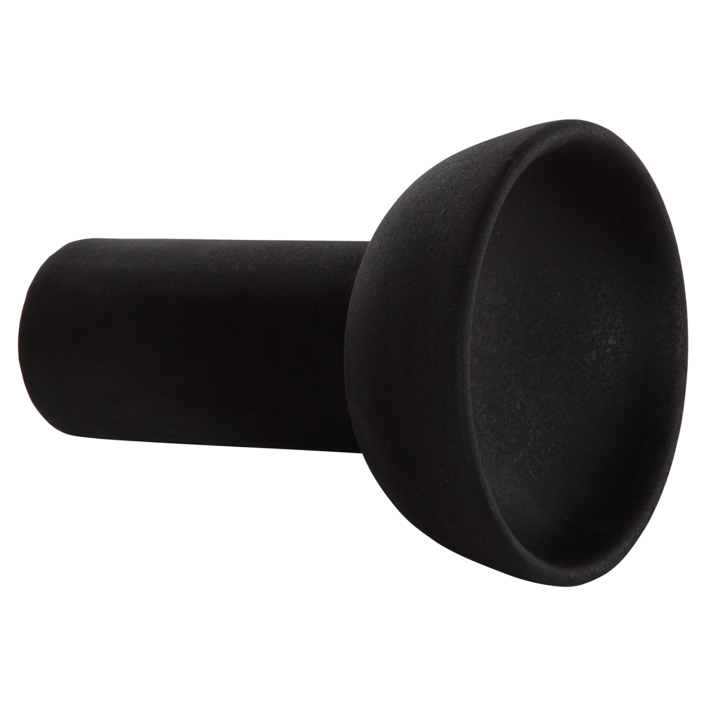 CERAMIC TABLE DECOR ELENDIL HM4602.02 MATTE BLACK Φ23x32H cm.