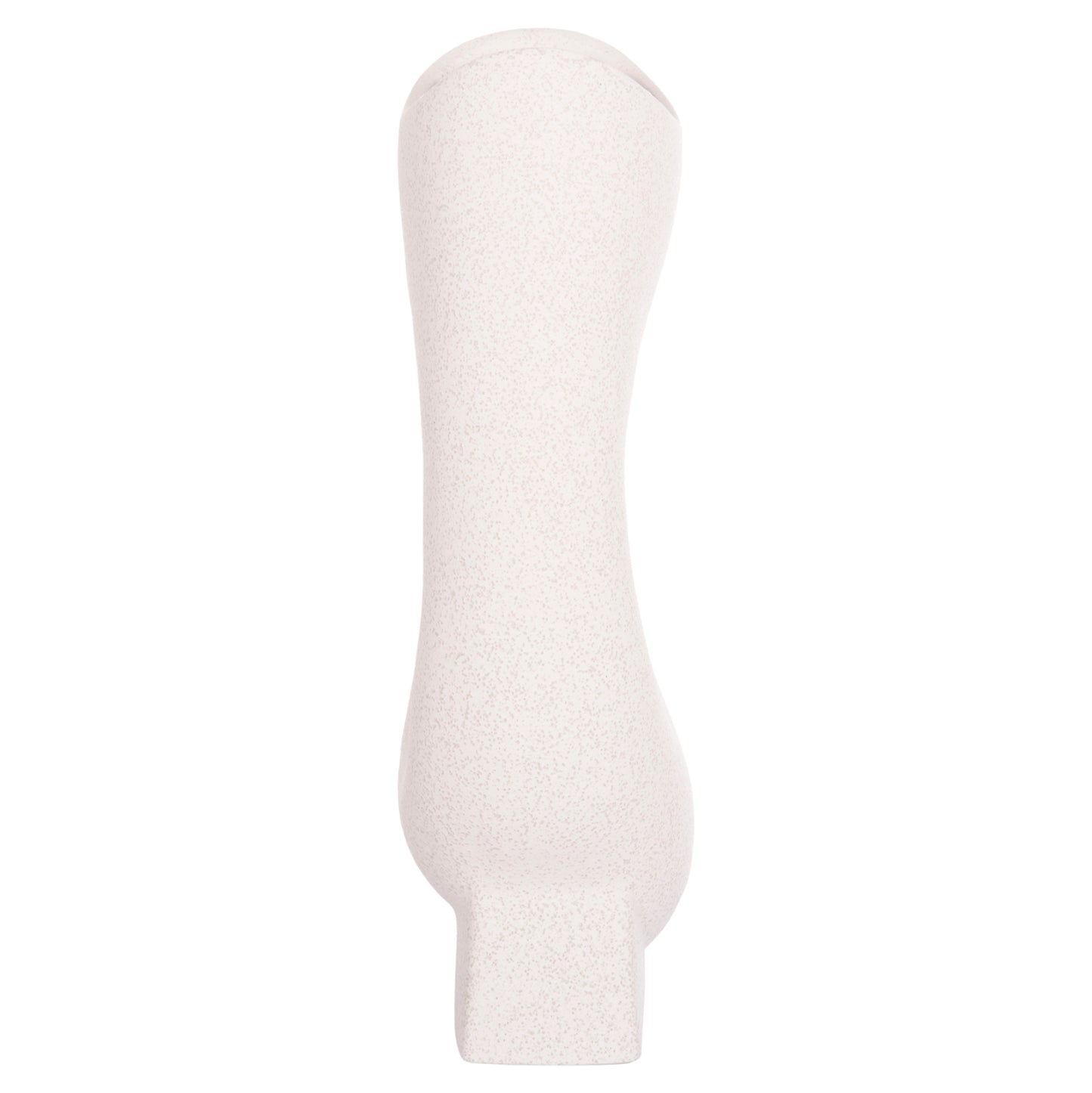 CERAMIC TABLE DECOR SERIES GLAZE HM4609.01 OFF WHITE WITH CRYSTALLISATION 16.5x11x38Hcm.