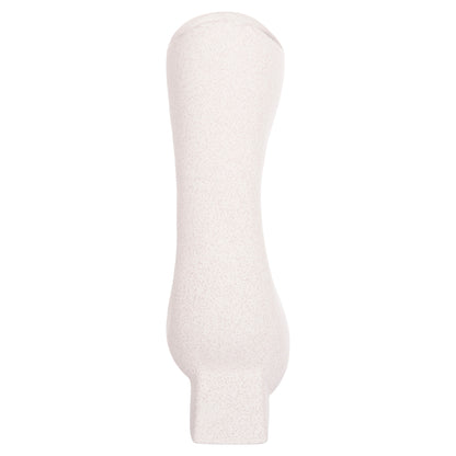 CERAMIC TABLE DECOR SERIES GLAZE HM4609.01 OFF WHITE WITH CRYSTALLISATION 16.5x11x38Hcm.
