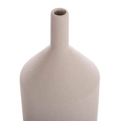 CERAMIC TABLE DECOR GALAD HM4608.03 GREY MATTE Φ13,5x30,5Hcm.