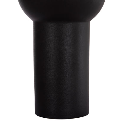 CERAMIC TABLE DECOR SCEPTER HM4605.02 MATTE BLACK Φ15x30Hcm.