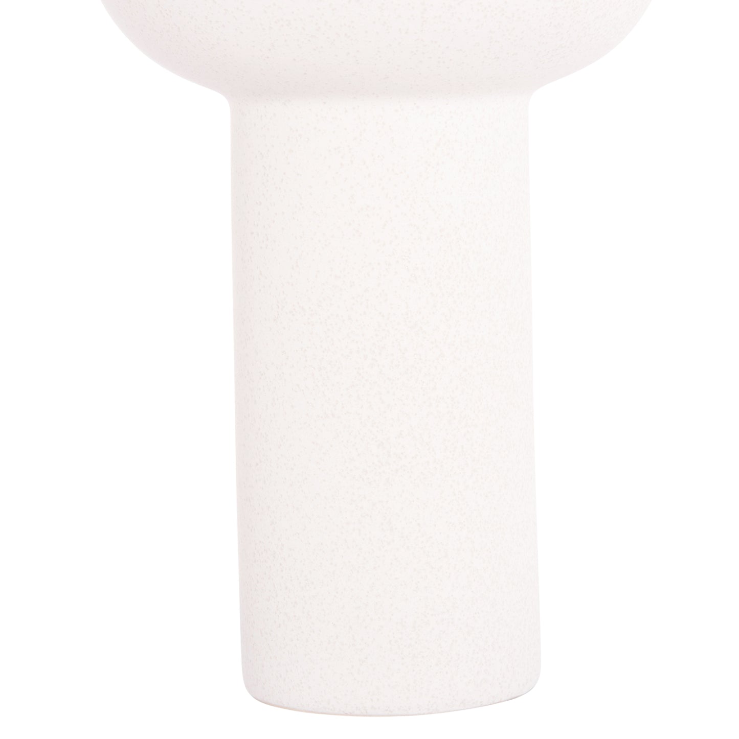 CERAMIC TABLE DECOR ELENDIL HM4602.01 OFF WHITE WITH CRYSTALLISATION Φ23x32H cm.