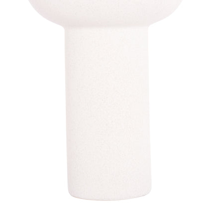 CERAMIC TABLE DECOR ELENDIL HM4602.01 OFF WHITE WITH CRYSTALLISATION Φ23x32H cm.