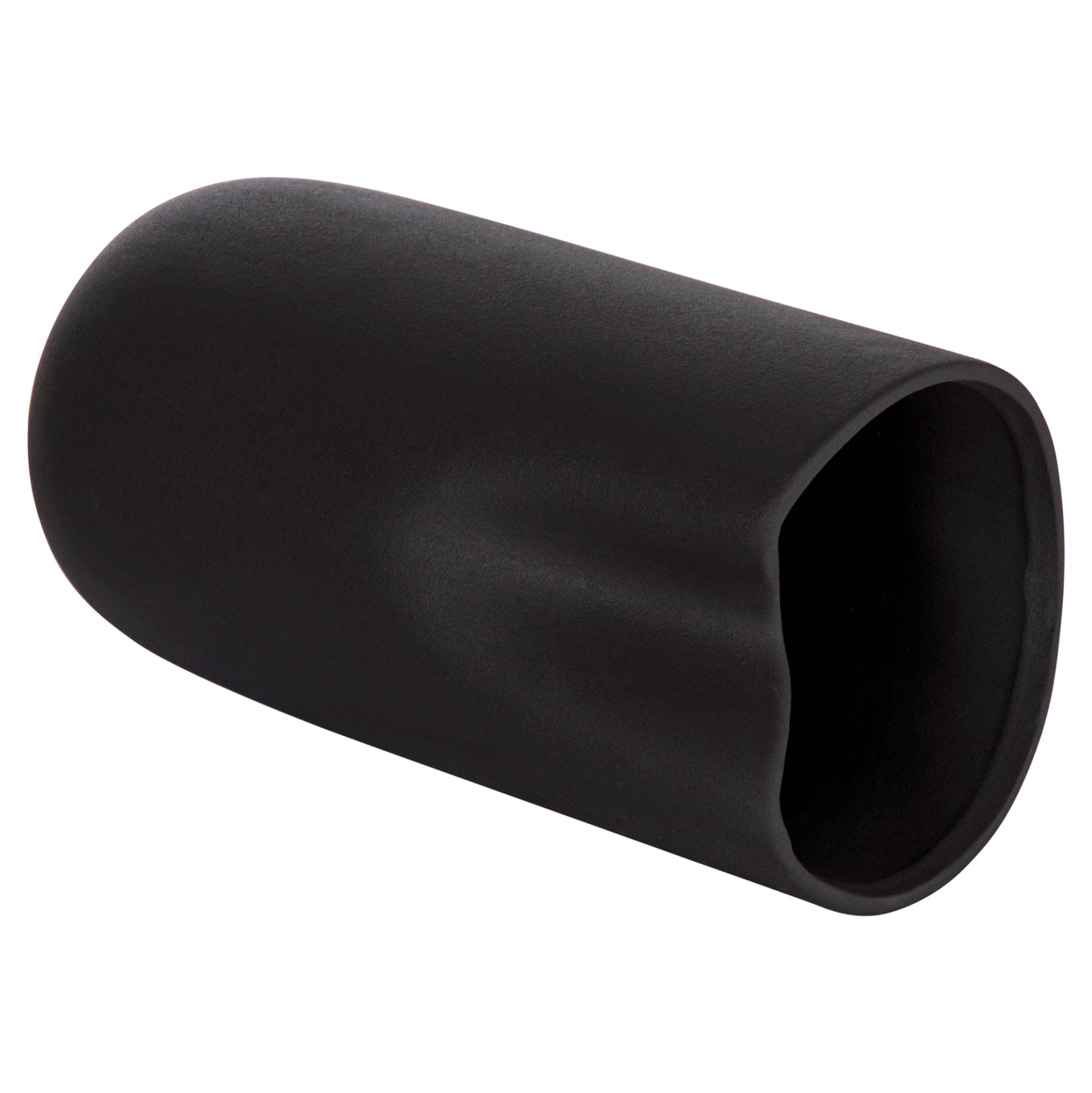 CERAMIC TABLE DECOR GLAZE HM4607.02 MATTE BLACK 15,2x15x30Hcm