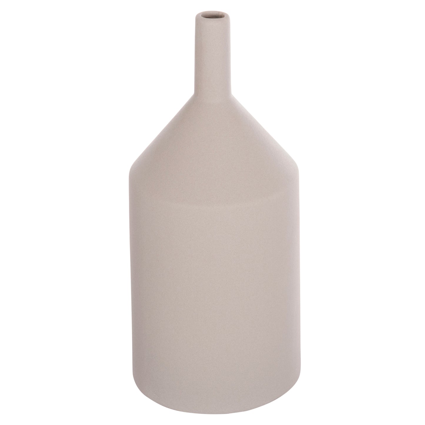 CERAMIC TABLE DECOR GALAD HM4608.03 GREY MATTE Φ13,5x30,5Hcm.