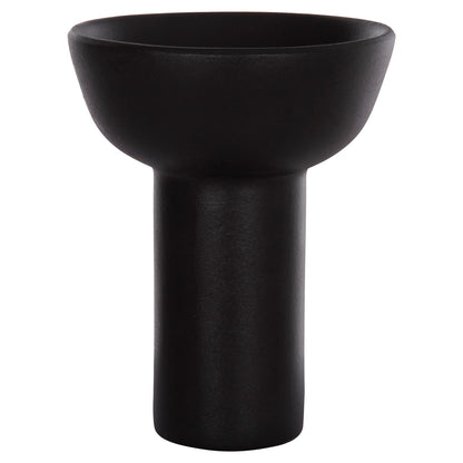 CERAMIC TABLE DECOR ELENDIL HM4603.02 MATTE BLACK Φ20x26.5Hcm.