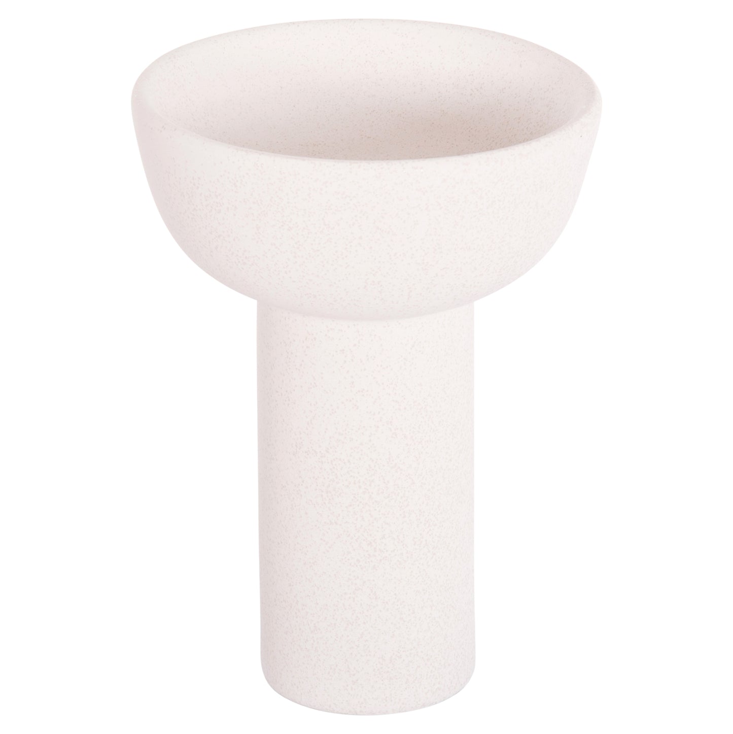 CERAMIC TABLE DECOR ELENDIL HM4602.01 OFF WHITE WITH CRYSTALLISATION Φ23x32H cm.