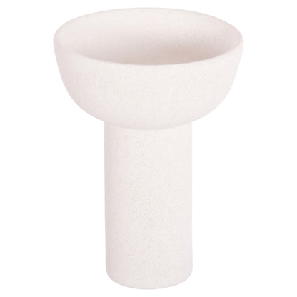 CERAMIC TABLE DECOR ELENDIL HM4602.01 OFF WHITE WITH CRYSTALLISATION Φ23x32H cm.