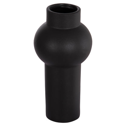CERAMIC TABLE DECOR SCEPTER HM4605.02 MATTE BLACK Φ15x30Hcm.
