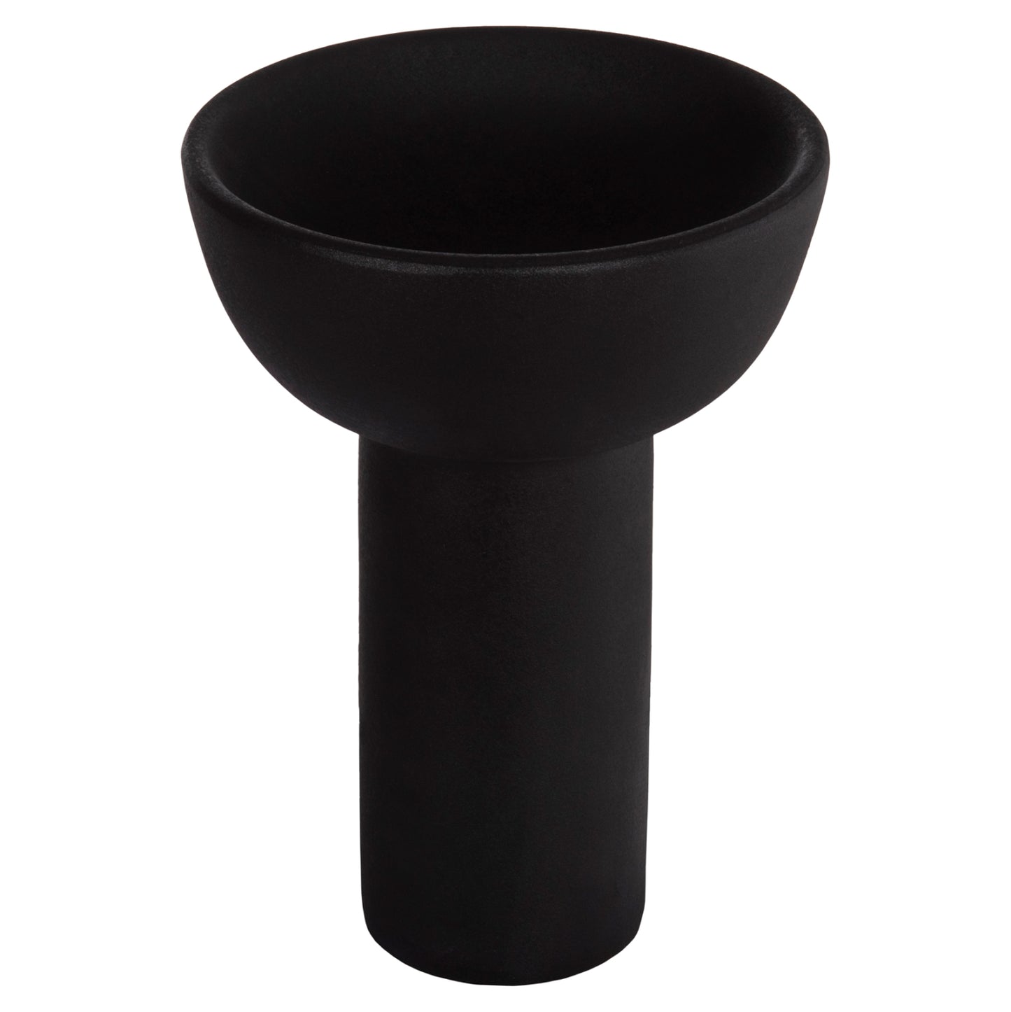 CERAMIC TABLE DECOR ELENDIL HM4602.02 MATTE BLACK Φ23x32H cm.
