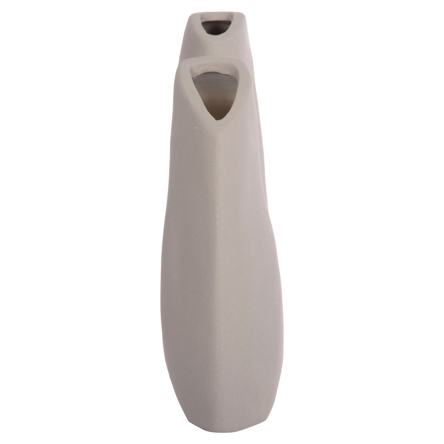 CERAMIC TABLE DECOR ARKEN HM4619.03 GREY MATTE 20.5x8x26Hcm.