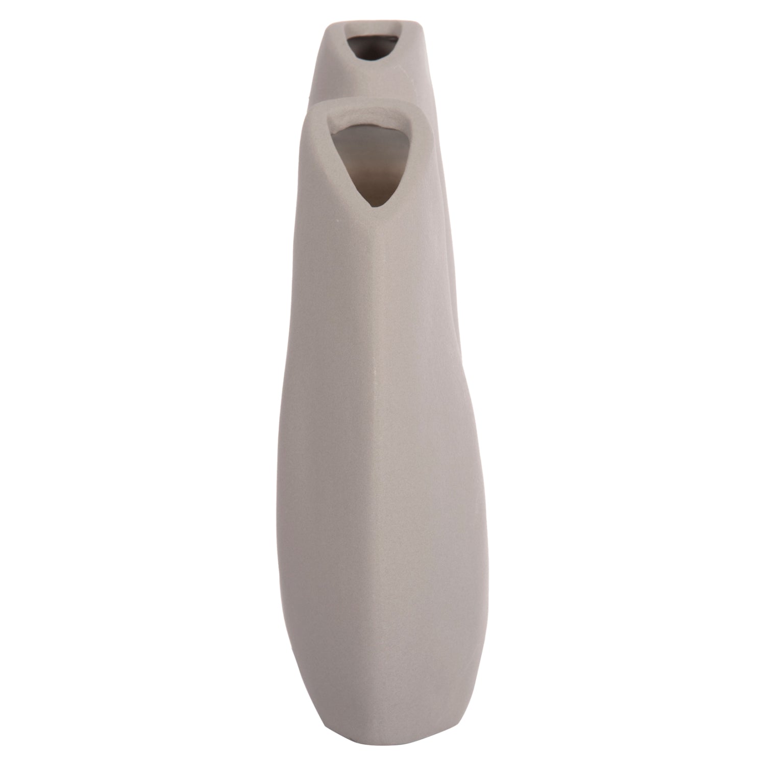 CERAMIC TABLE DECOR ARKEN HM4619.03 GREY MATTE 20.5x8x26Hcm.