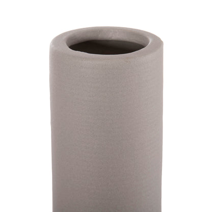 CERAMIC TABLE DECOR GALAD HM4616.02 MATTE GREY Φ11x26Hcm.
